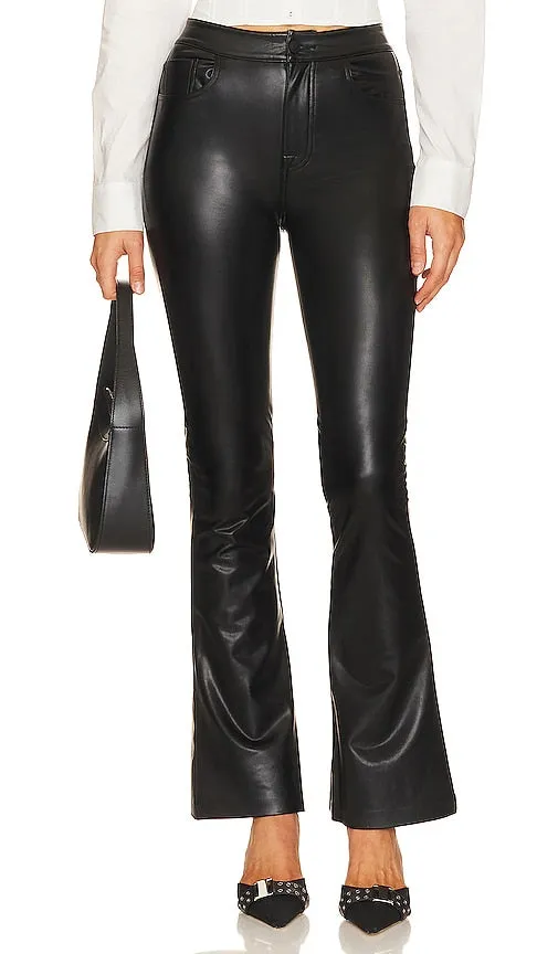 7 For All Mankind Ultra High Raise Skinny Boot Tailorless in Black