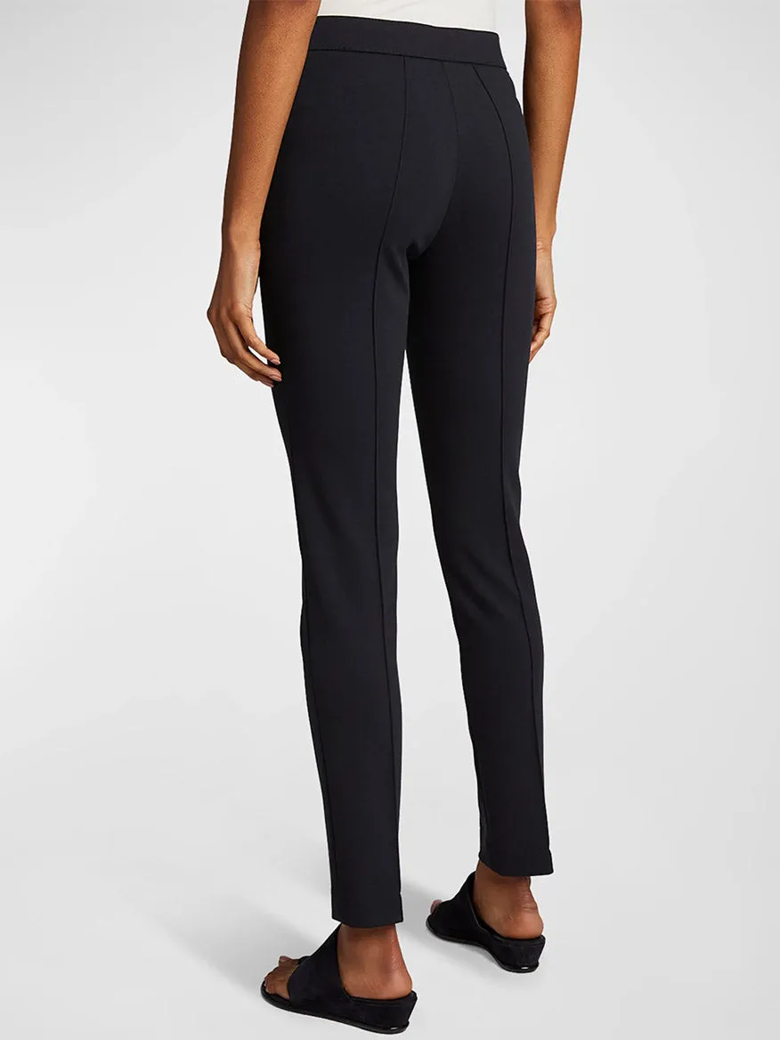 Akris Punto Mara Skinny Jersey Pants in Charcoal