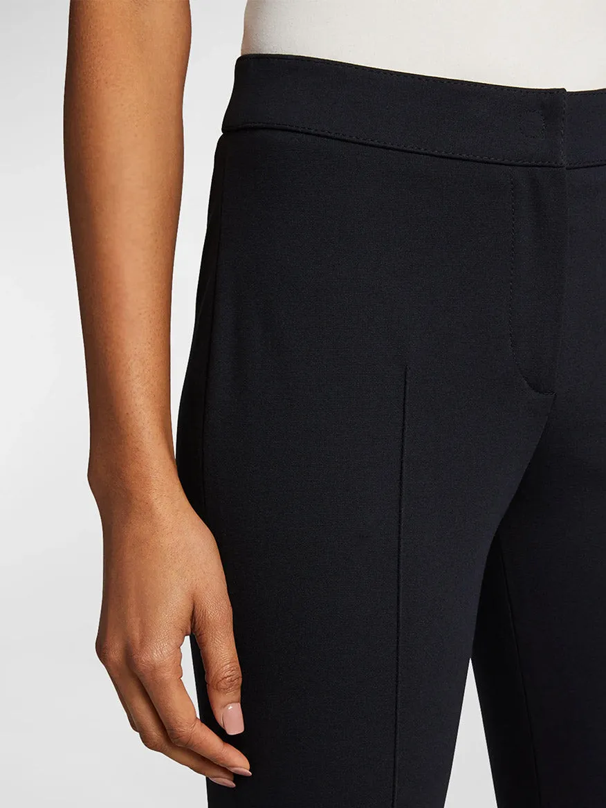 Akris Punto Mara Skinny Jersey Pants in Charcoal
