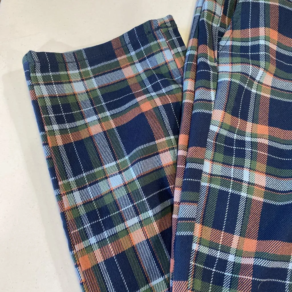 American Eagle Super Hi rise Skinny Trouser Plaid Pants 6
