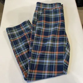 American Eagle Super Hi rise Skinny Trouser Plaid Pants 6