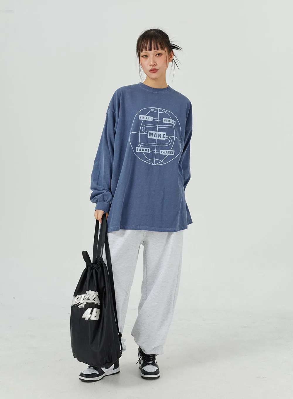 Basic Oversized Jogger Pants CM317