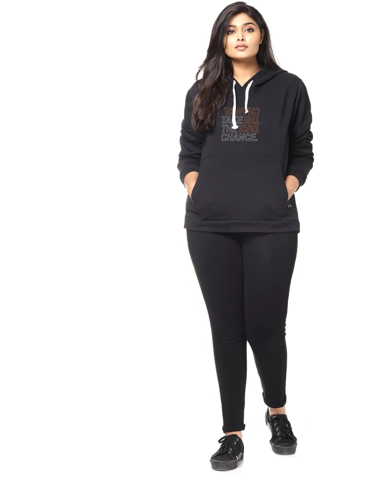 Black Graphic Printed Sweatshirt | Black