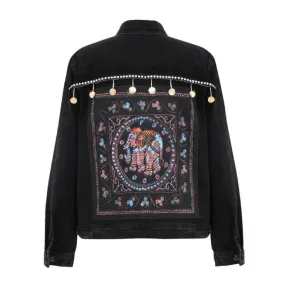 Boho Jacket Vintage Denim