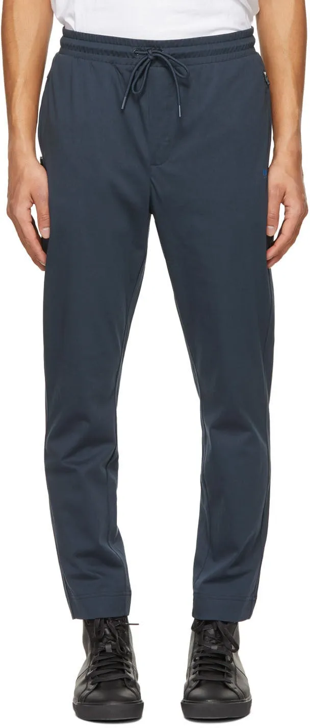 Boss Navy Hwoven Lounge Pants