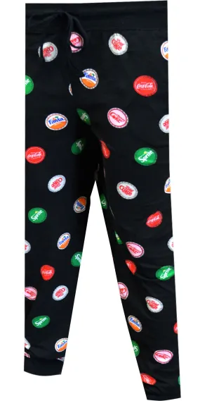 Coca Cola Products Bottle Caps Jogger Lounge Pants