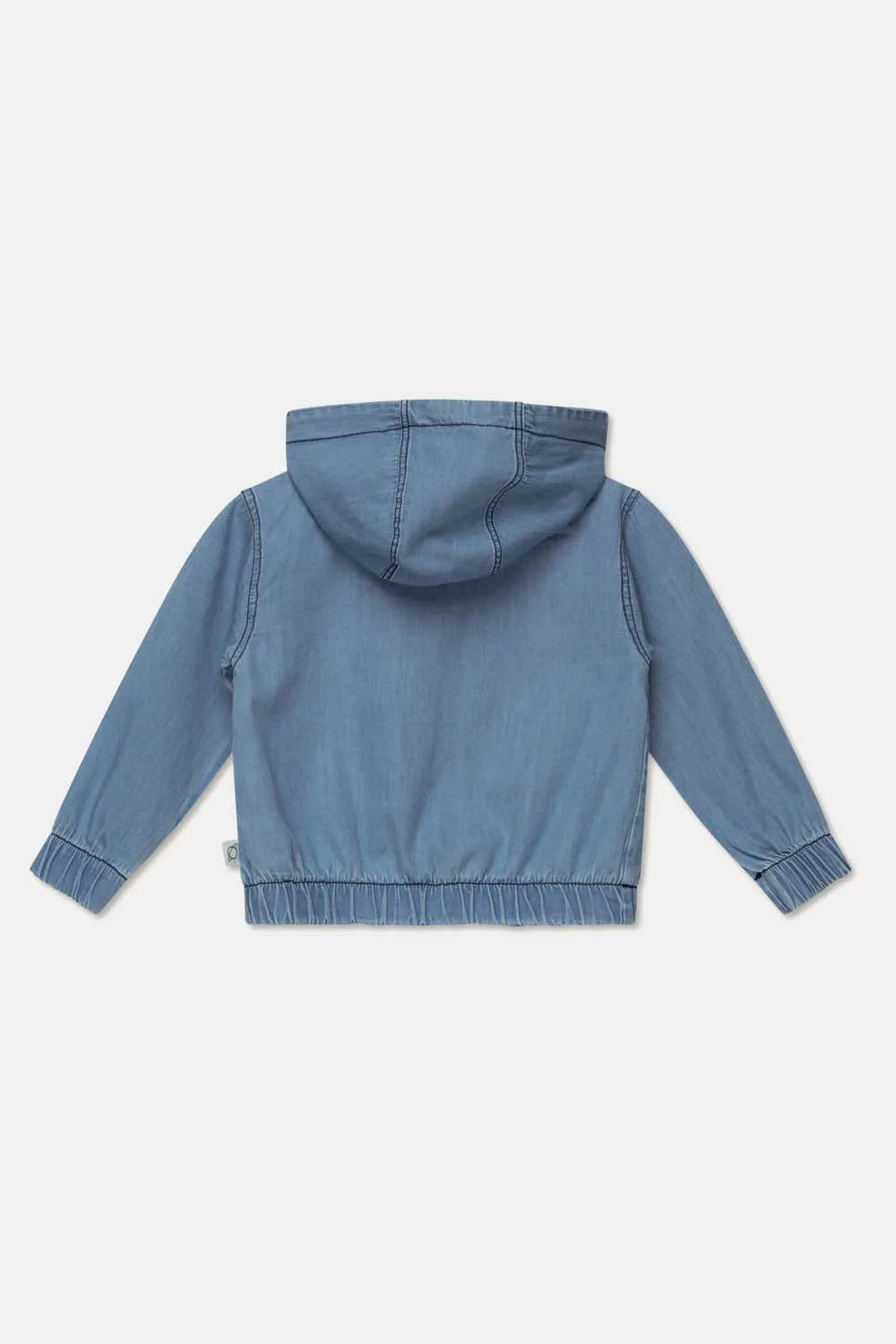 DENIM BABY HOODED JACKET