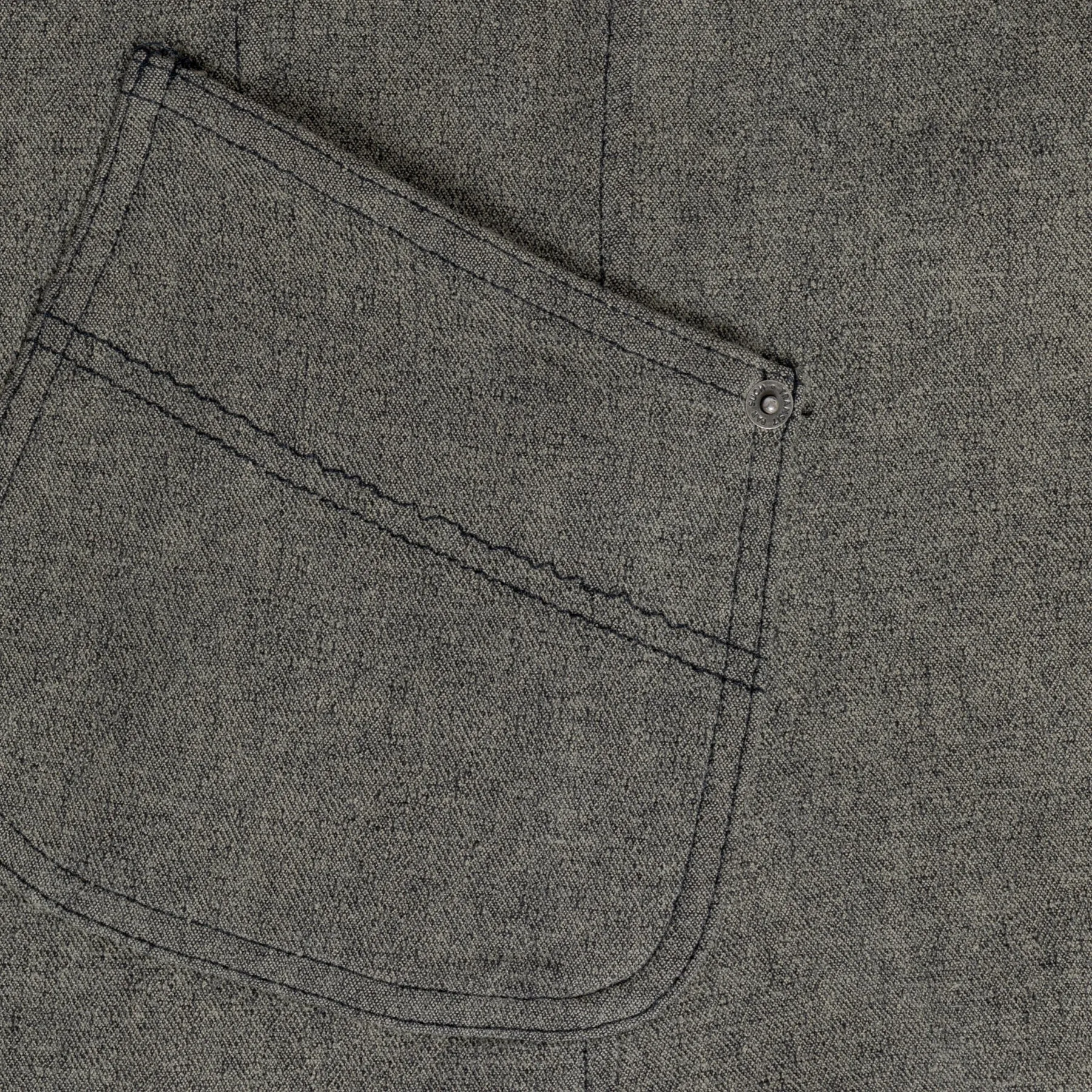 Denim Cotton Blend Napoleon Jacket