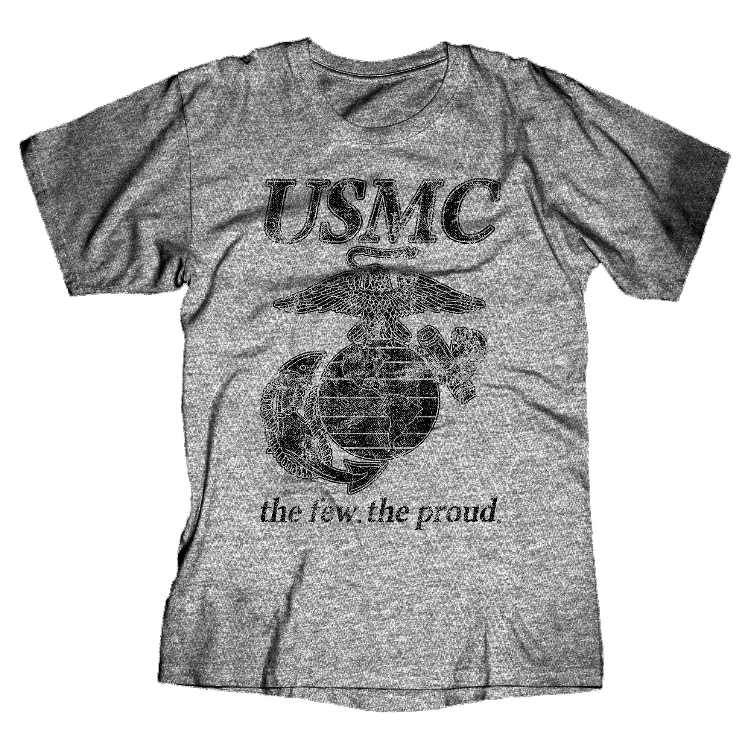 Distressed EGA The Few The Proud Adult T-Shirt