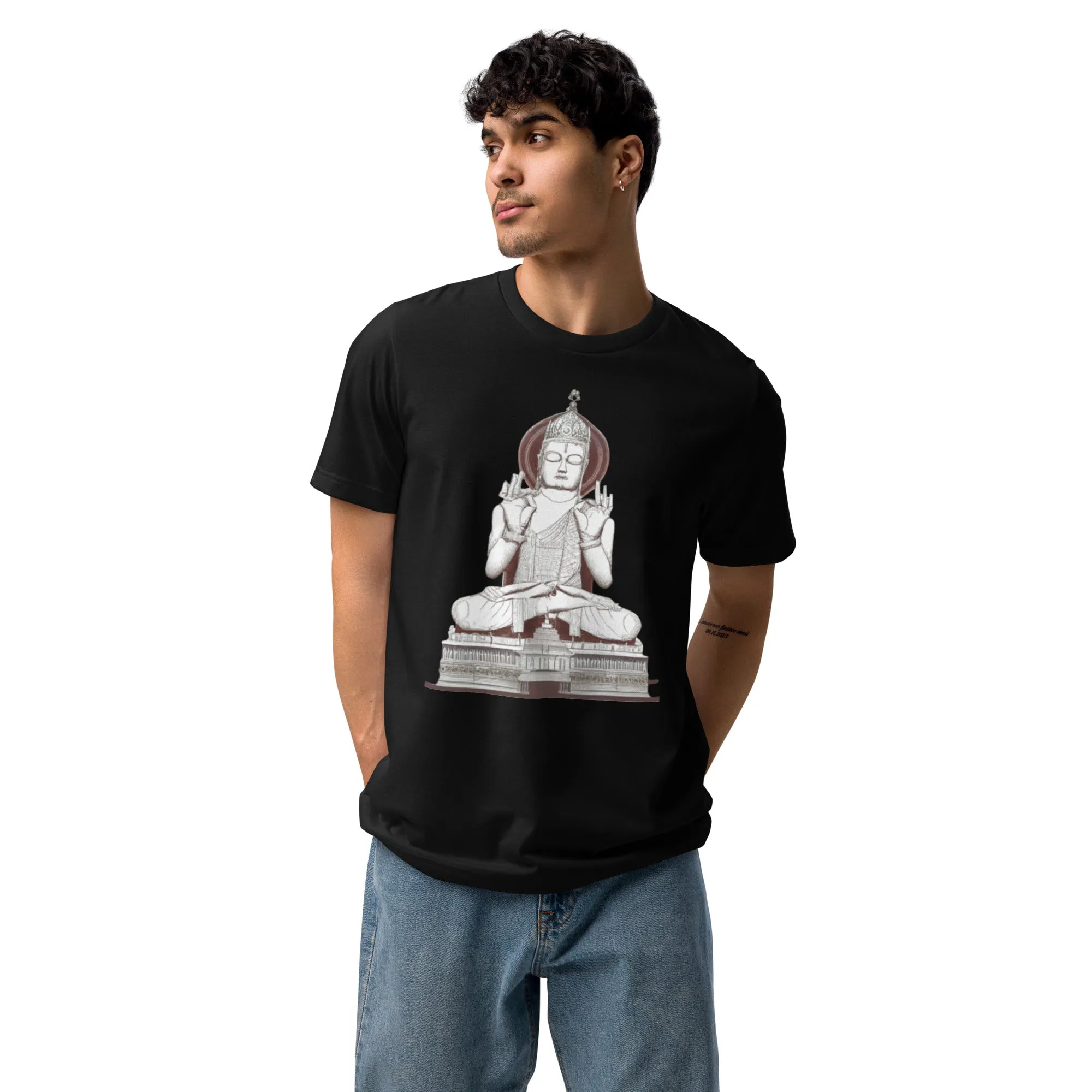 DUO MODERN "Distressed Buddha" Unisex Staple Eco T-shirt