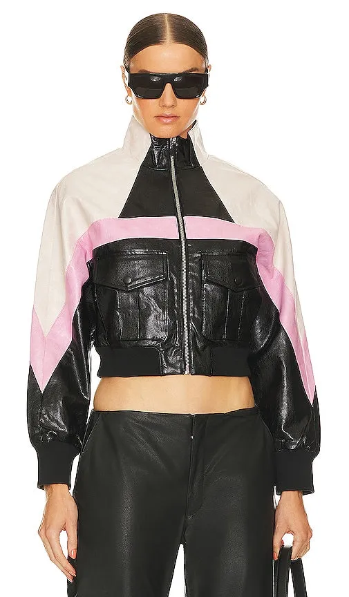 Essentiel Antwerp Enable Patchwork Jacket in Black