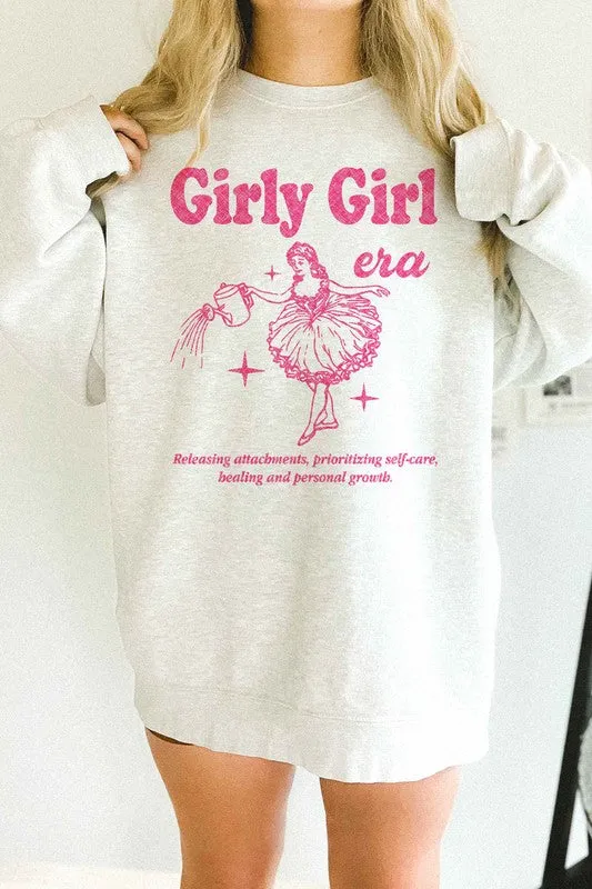 GIRLY GIRL ERA OVERSIZED SWEATSHIRT
