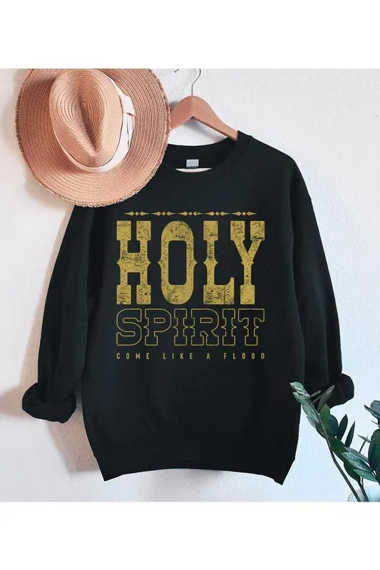 Holy Spirit Come Graphic Fleece Sweatshirts
