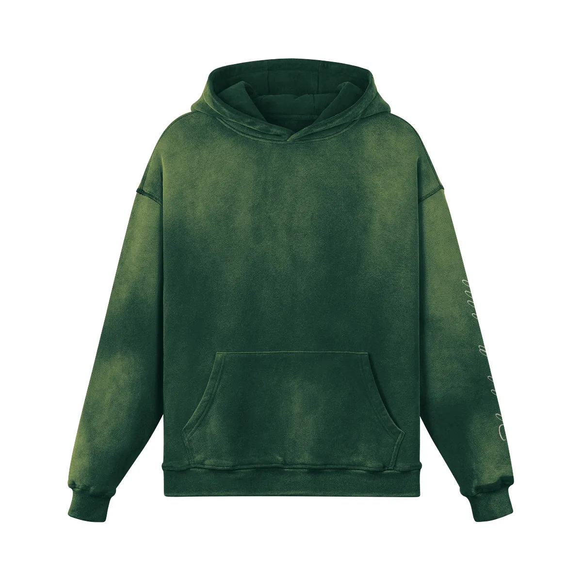 Hoodies Hel back print washed style