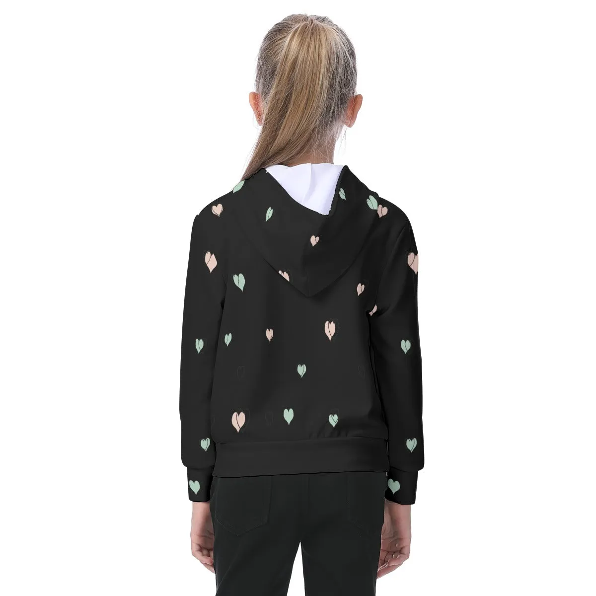 Huuu! Oversized Kids Black Hoodie