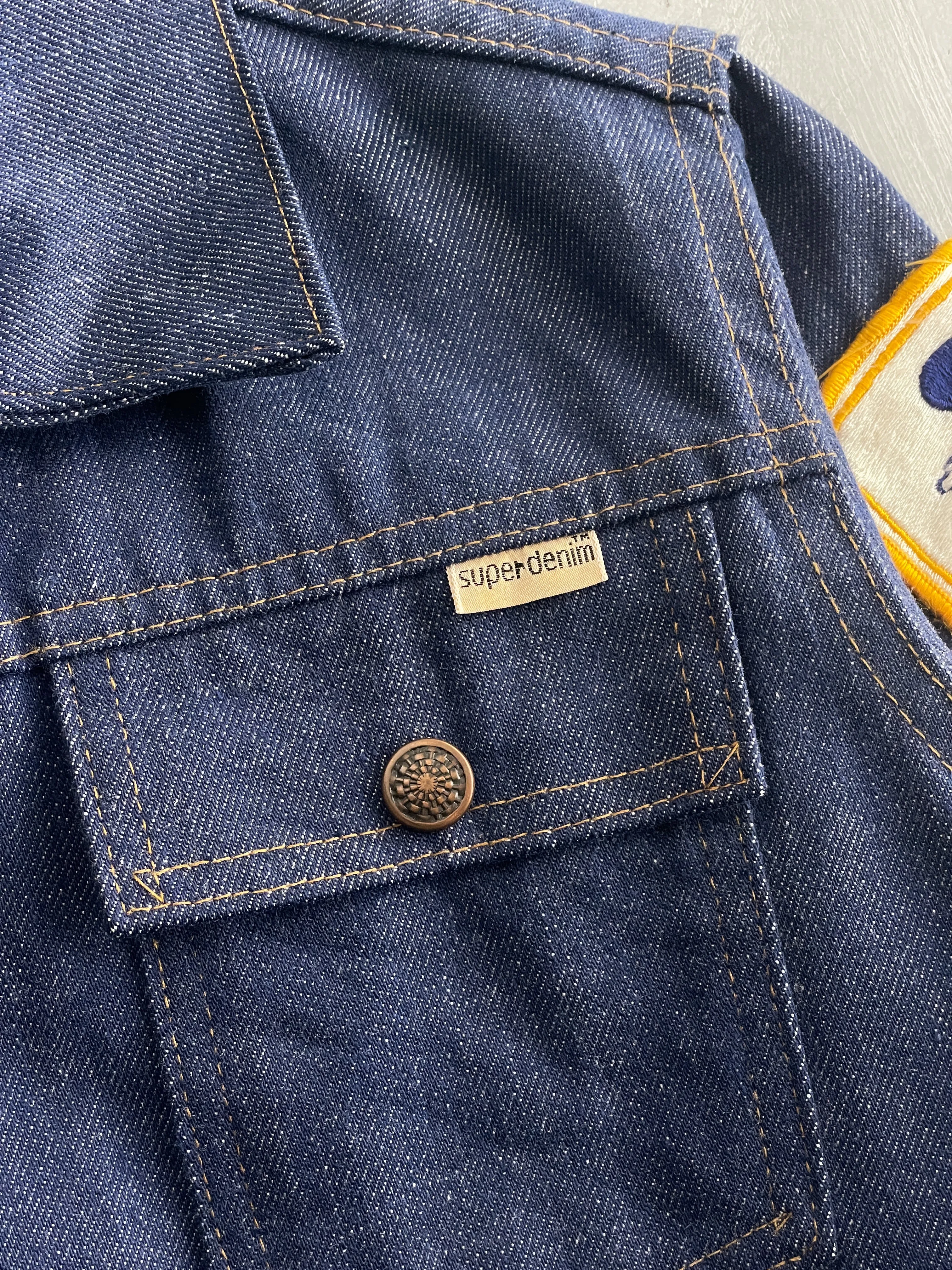 JC Penney Selvage Denim Jacket [XXS]