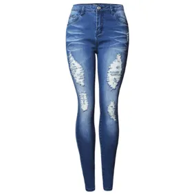 Ladies Casual Cotton Denim Jeans