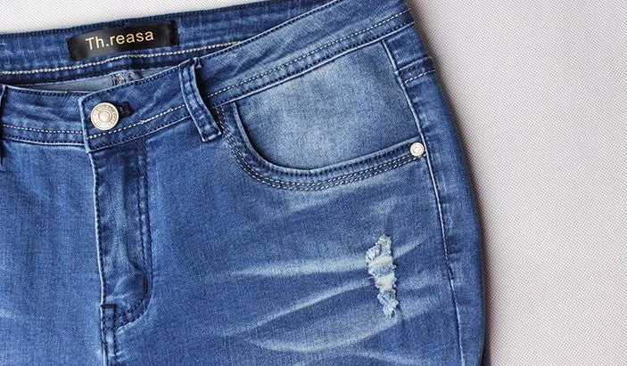Ladies Casual Cotton Denim Jeans