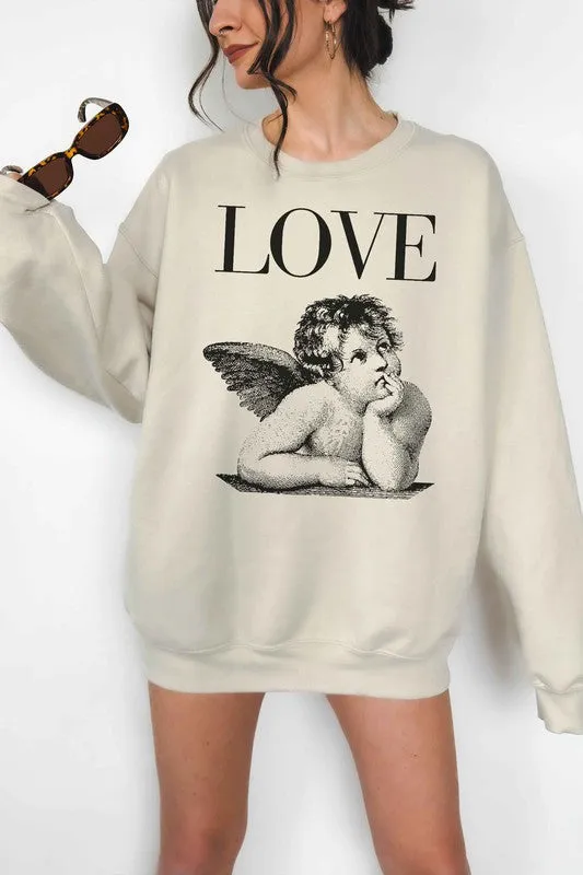 LOVE VALENTINES OVERSIZED SWEATSHIRT