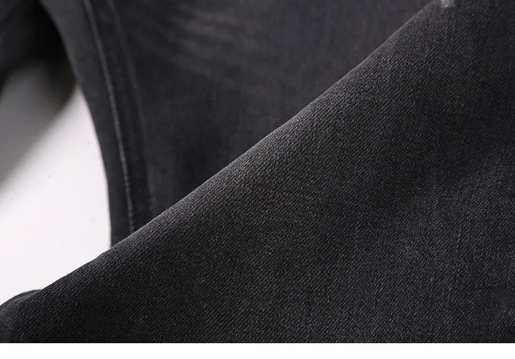 Men's Autumn/Winter Slim Straight Stretch Jeans
