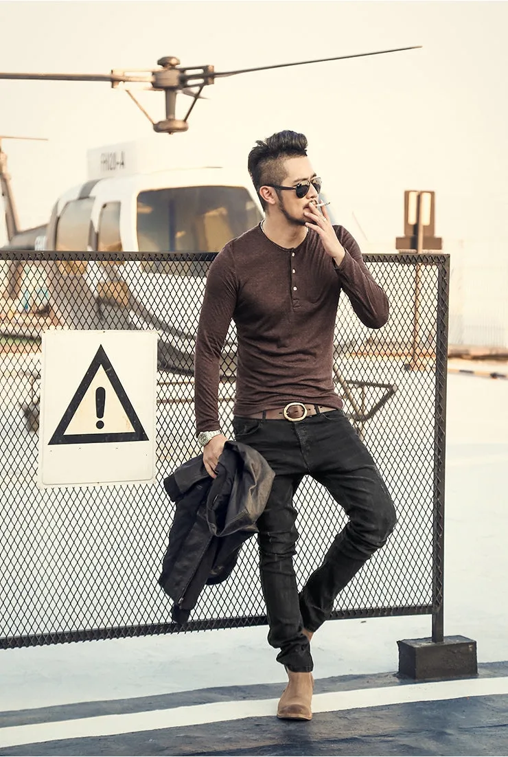 Men's Autumn/Winter Slim Straight Stretch Jeans