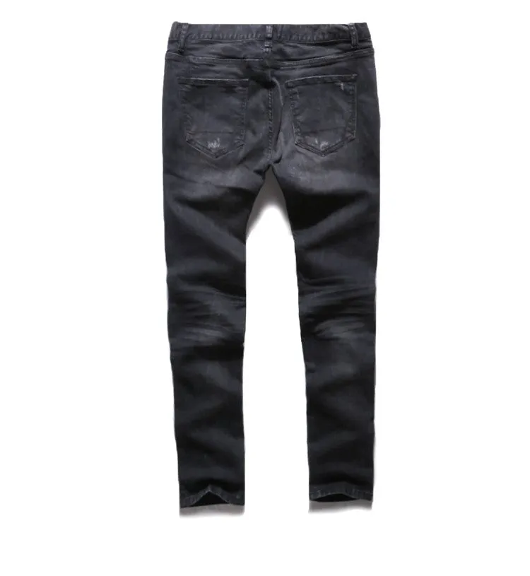 Men's Autumn/Winter Slim Straight Stretch Jeans