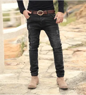 Men's Autumn/Winter Slim Straight Stretch Jeans