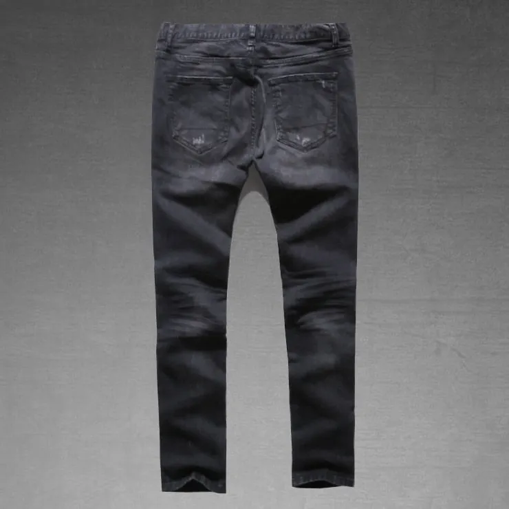 Men's Autumn/Winter Slim Straight Stretch Jeans