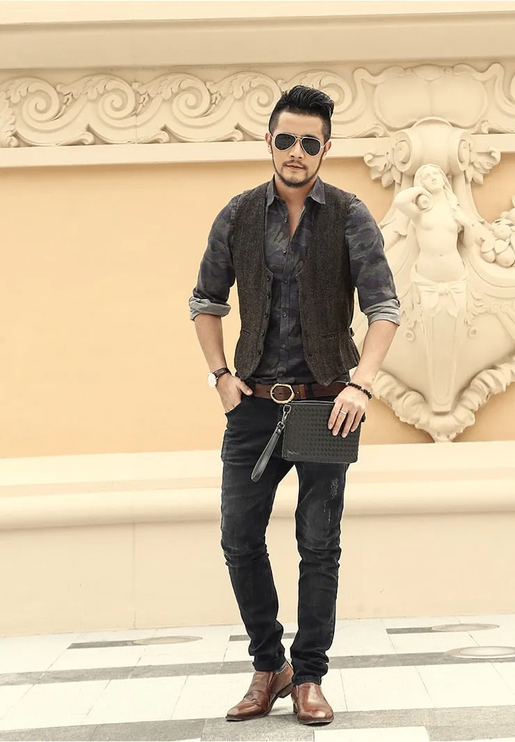 Men's Autumn/Winter Slim Straight Stretch Jeans