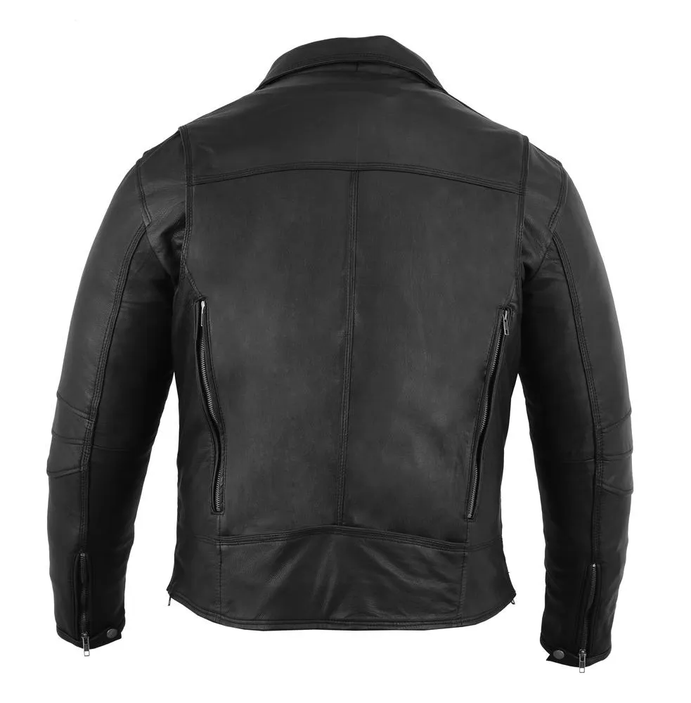 Men's Beltless Biker Jacket