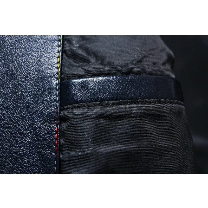 Men's Business PU Leather Jacket