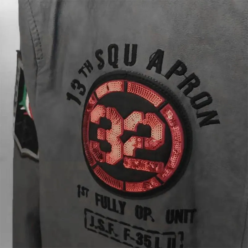 Men's Casual Leather Bomber