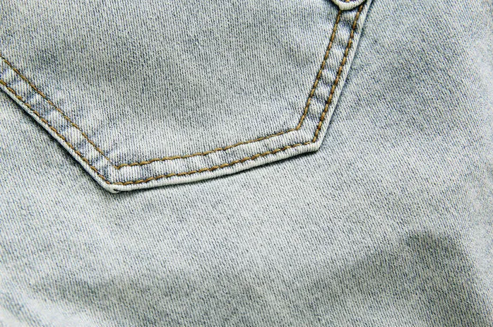 Men's Light Gray Slim Jeans