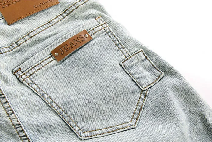 Men's Light Gray Slim Jeans