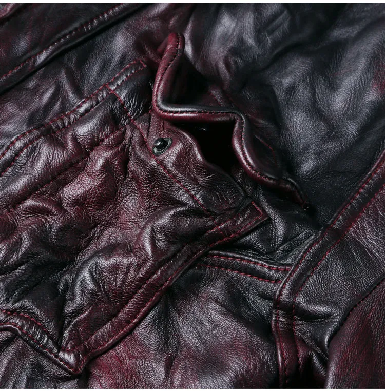 Men's Retro Genuine Leather Jacket
