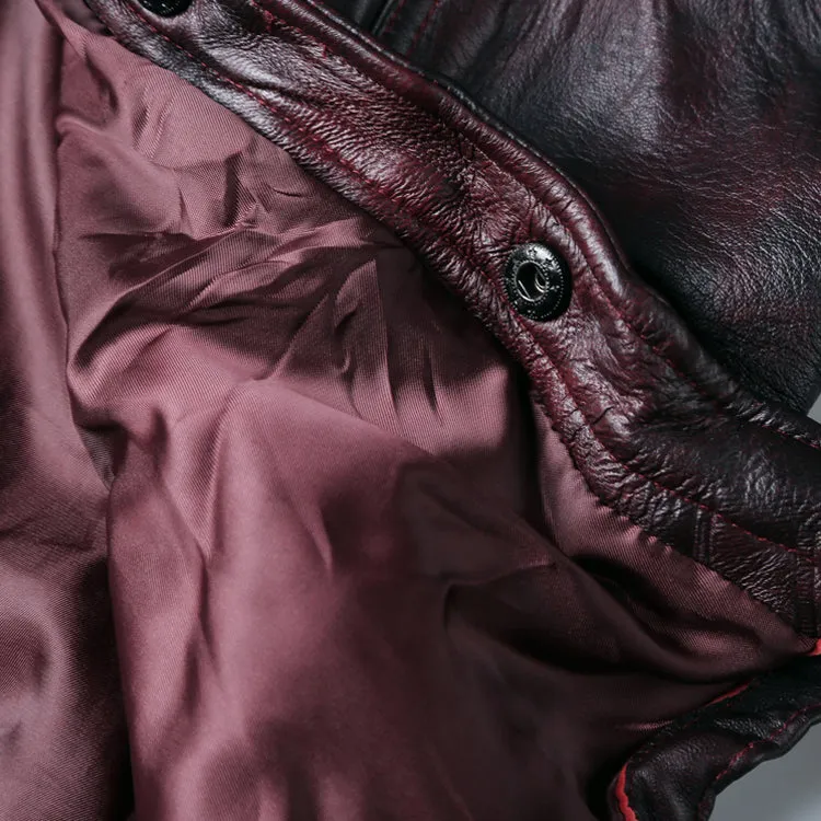 Men's Retro Genuine Leather Jacket
