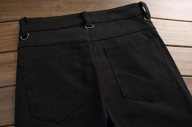 Men's Ripped Jeans With Patches