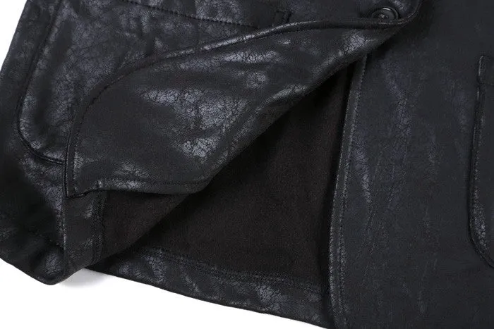 Men's Spring/Autumn Casual Slim Leather Jacket