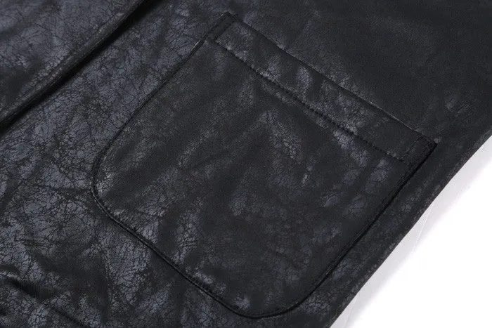 Men's Spring/Autumn Casual Slim Leather Jacket