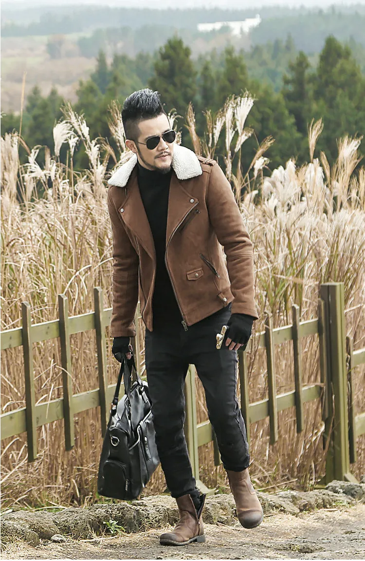 Men's Winter Casual Leather Jacket