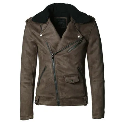 Men's Winter Casual Leather Jacket