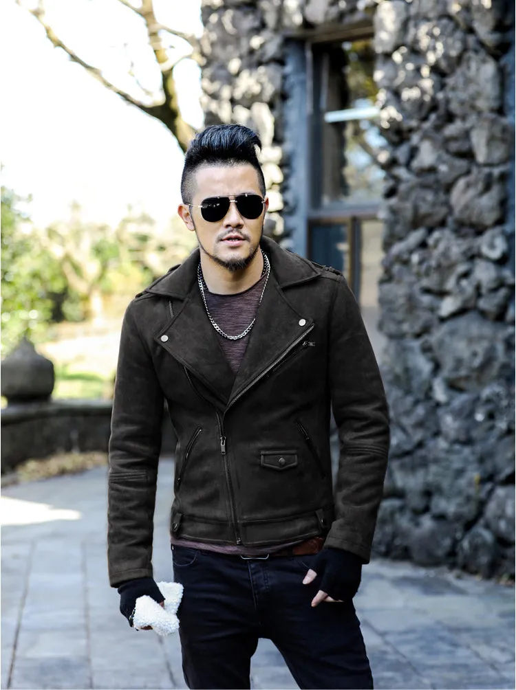 Men's Winter Casual Leather Jacket