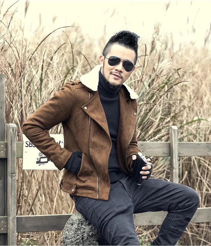 Men's Winter Casual Leather Jacket