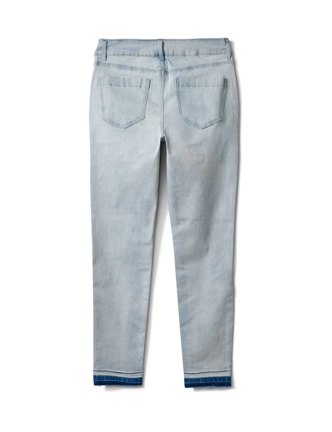 Mid Rise Skinny Jean With Embroidery On The Leg