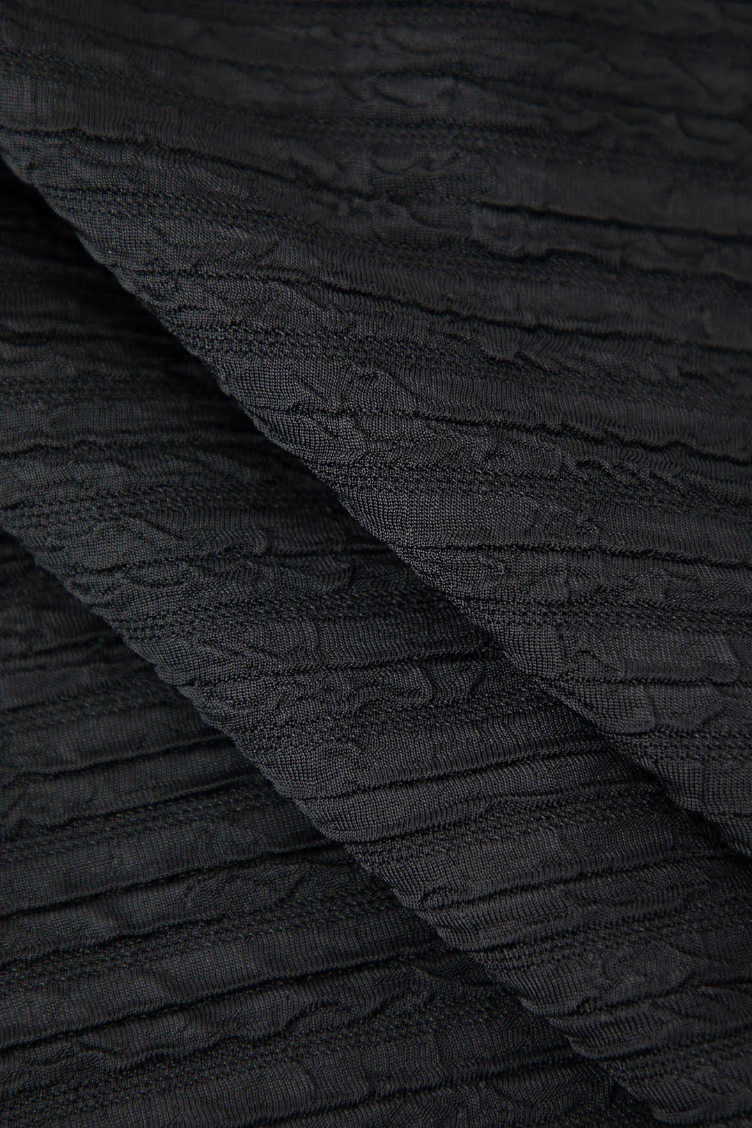 Neck Ruffle Mini Elbise