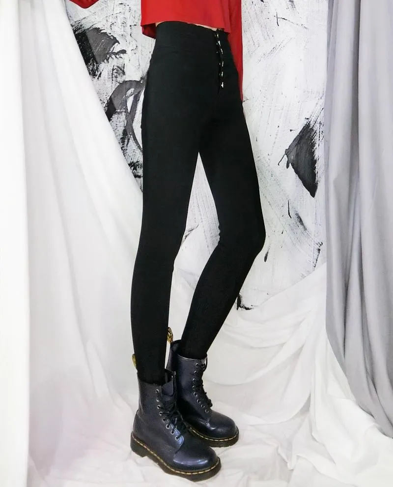 Not Enough Buttons Skinny Pants SD01046