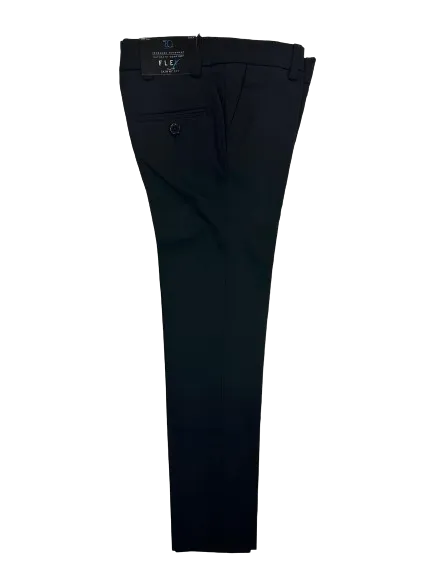 pants flex skinny fit - black