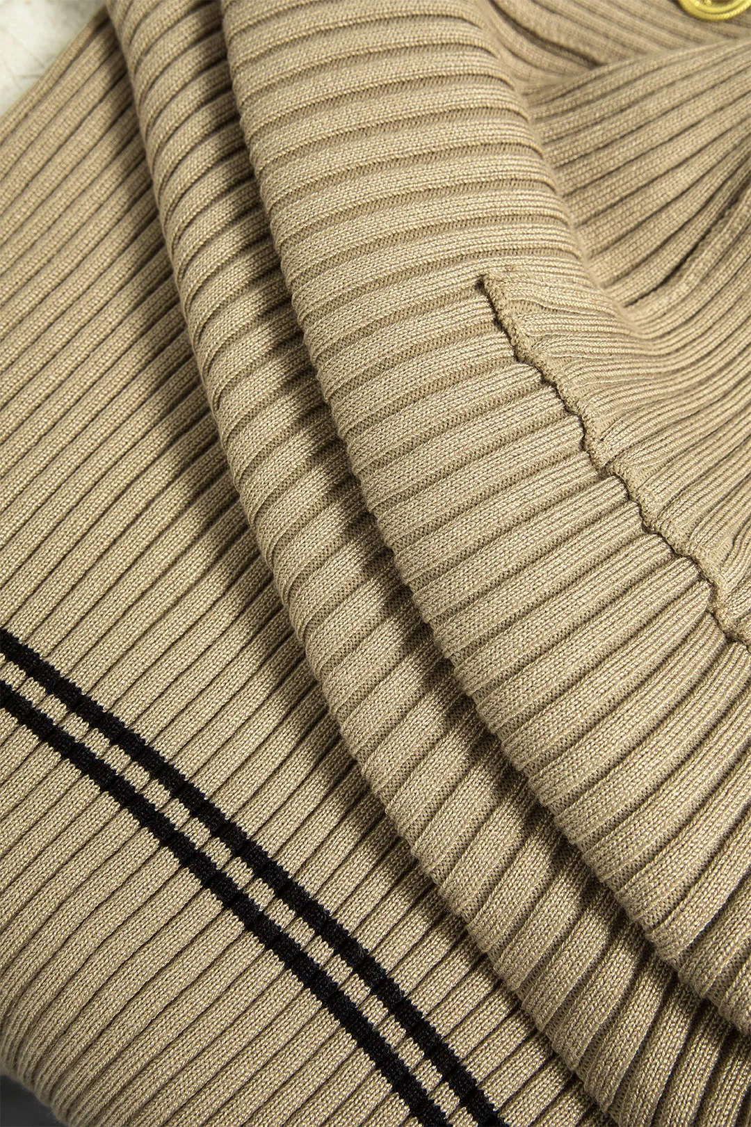 Pocket Sweater Maxi Elbise