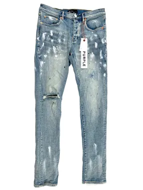 Purple Brand Jeans P001-LIA Light Indigo Paint Blowout