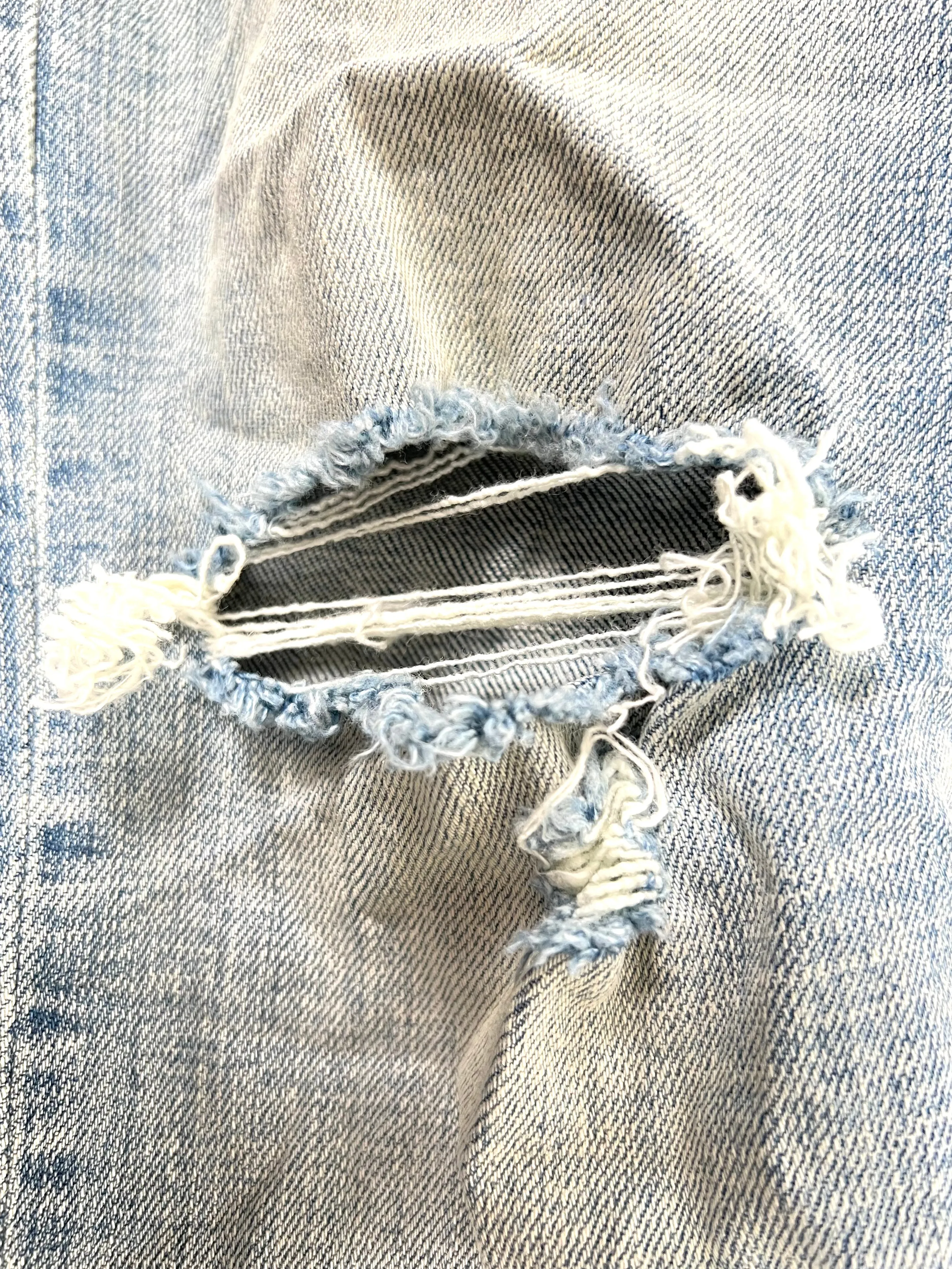 Purple Brand Jeans P001-LIA Light Indigo Paint Blowout